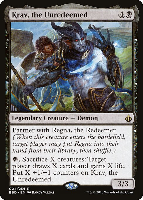 Krav, the Unredeemed card art