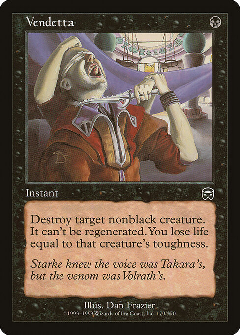 Vendetta card art