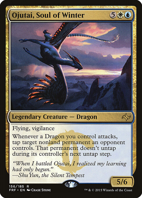 Ojutai, Soul of Winter card art