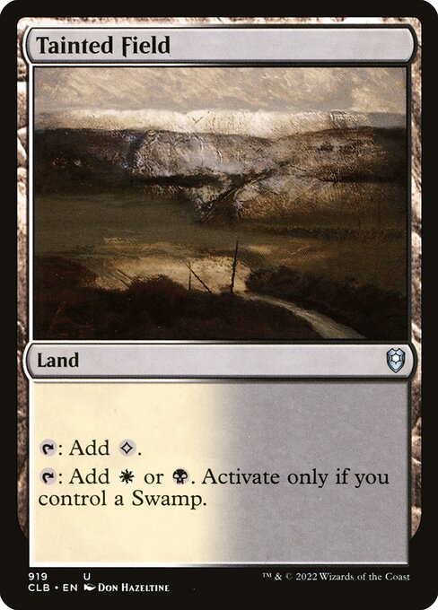 Tainted Field card art