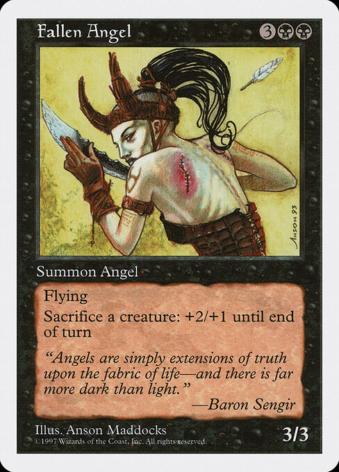 Fallen Angel card art