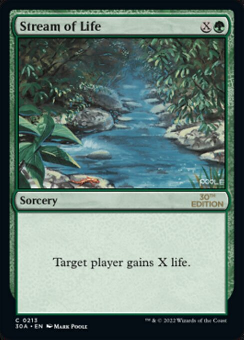 Stream of Life card art