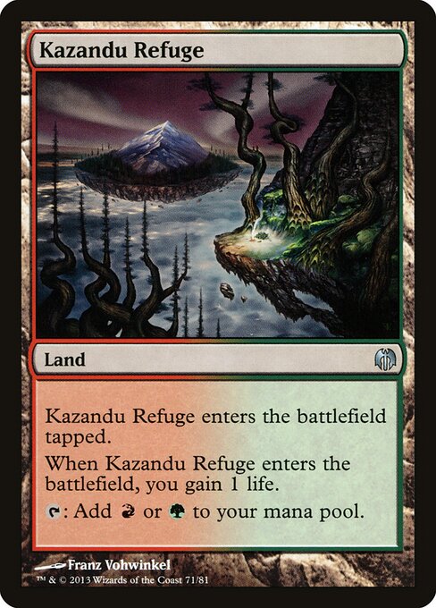 Kazandu Refuge card art