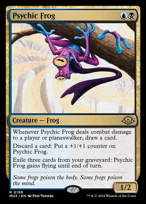 Psychic Frog card art
