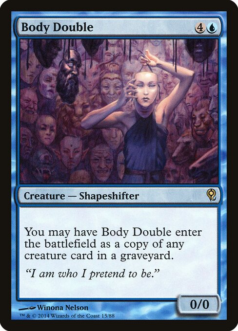 Body Double card art