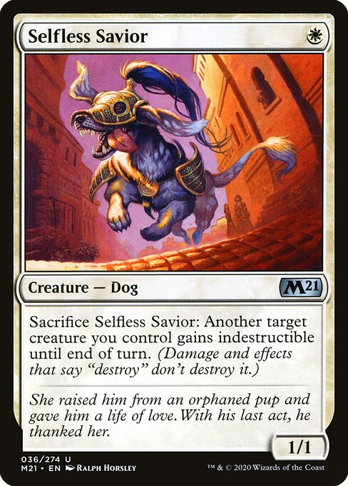 Selfless Savior card art