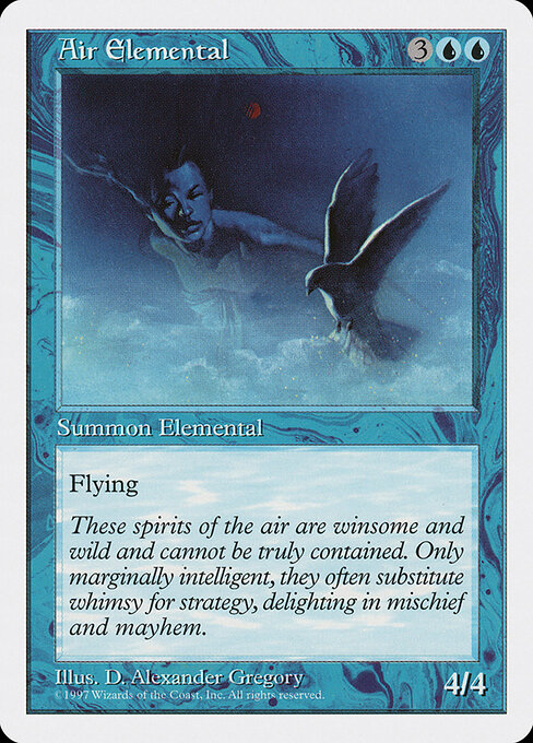 Air Elemental card art