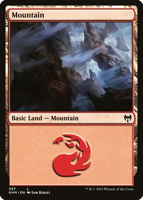 Mountain card art
