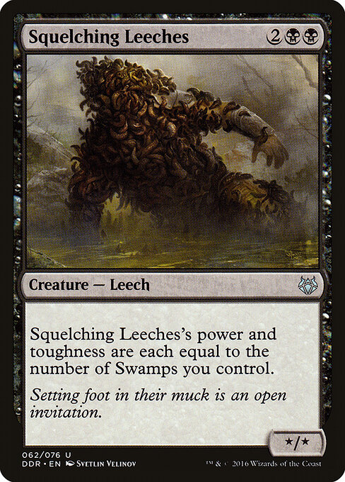 Squelching Leeches card art