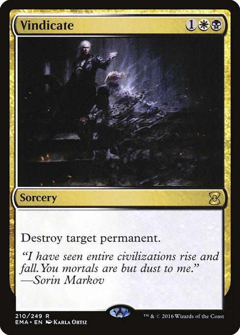 Vindicate card art