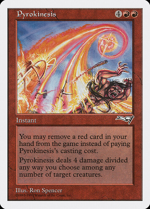 Pyrokinesis card art