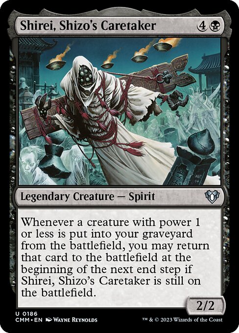 Shirei, Shizo's Caretaker card art