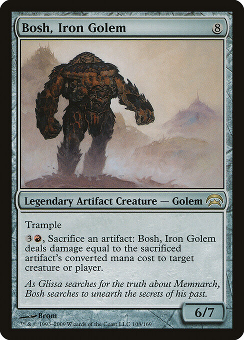 Bosh, Iron Golem card art