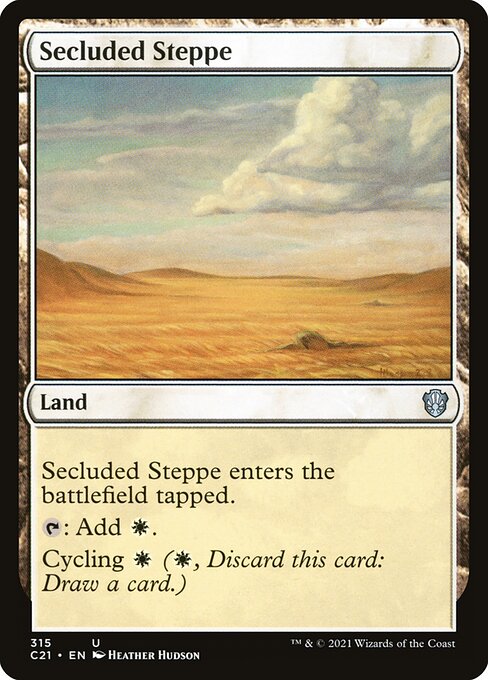 Secluded Steppe card art
