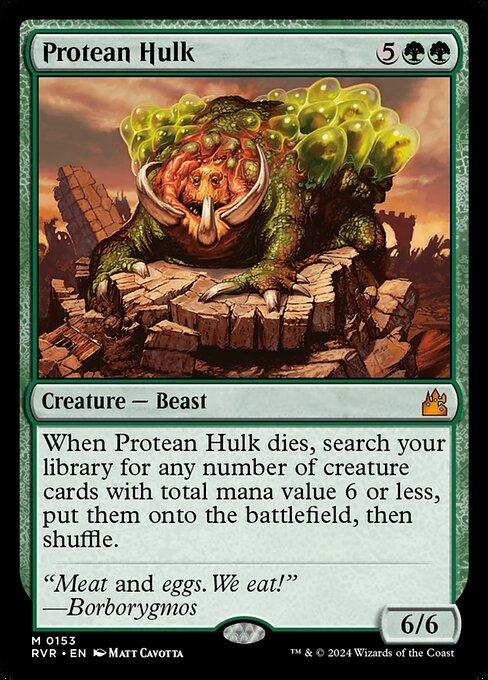 Protean Hulk card art