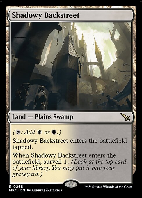 Shadowy Backstreet card art