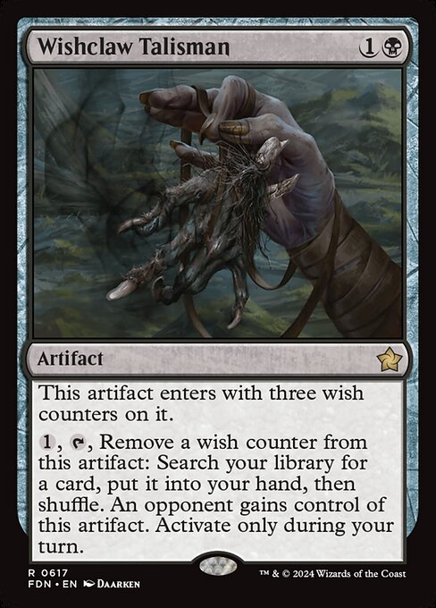 Wishclaw Talisman card art