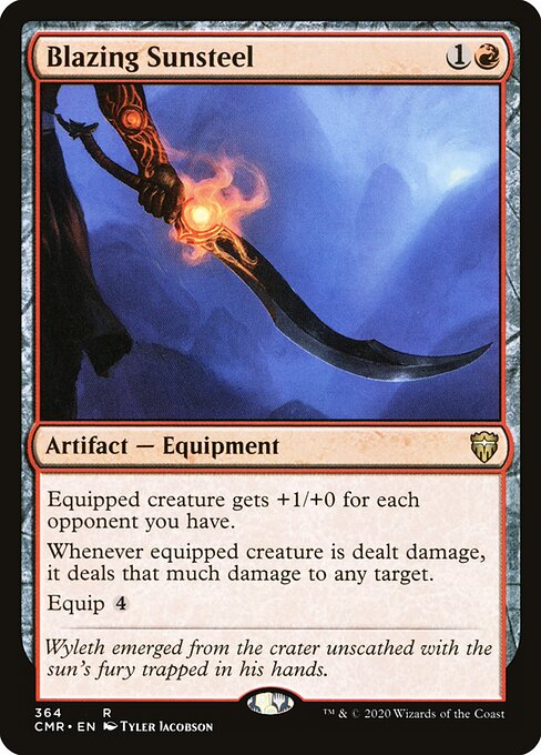 Blazing Sunsteel card art