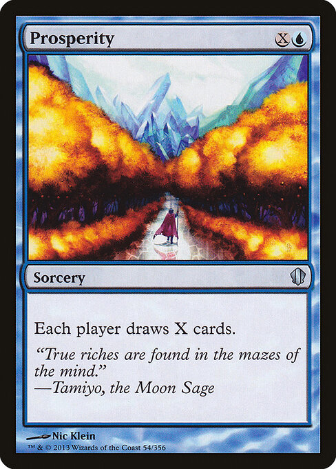 Prosperity card art
