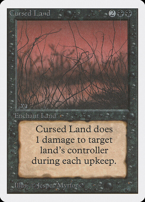 Cursed Land card art