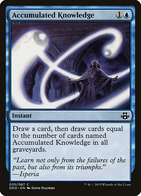 Accumulated Knowledge card art
