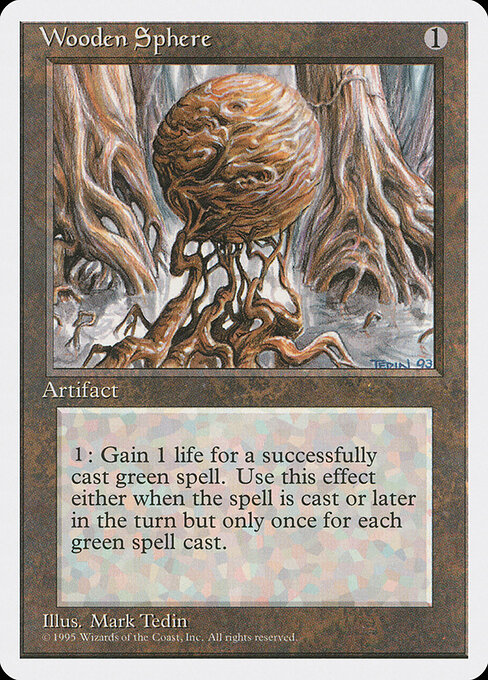 Wooden Sphere card art