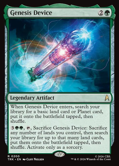 Genesis Device card art