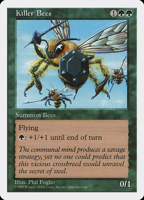 Killer Bees card art