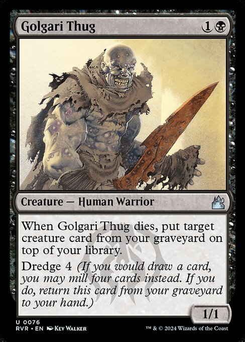 Golgari Thug card art