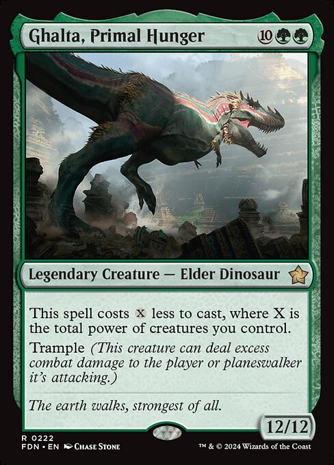 Ghalta, Primal Hunger card art