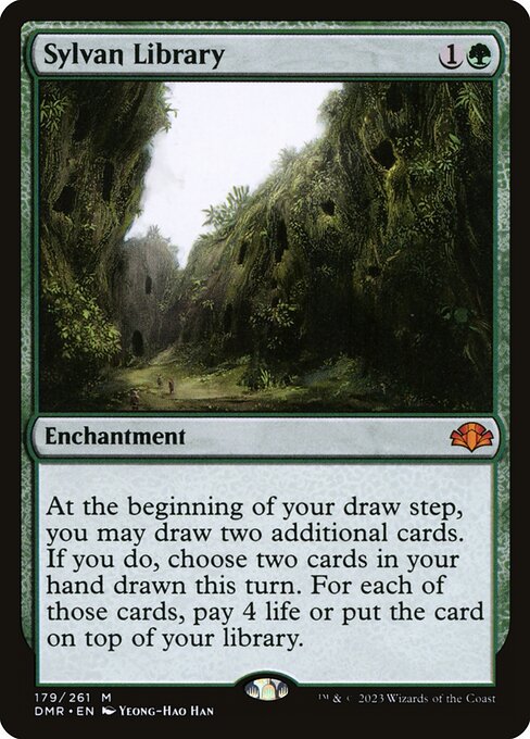 Sylvan Library card art