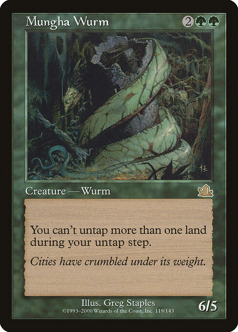 Mungha Wurm card art