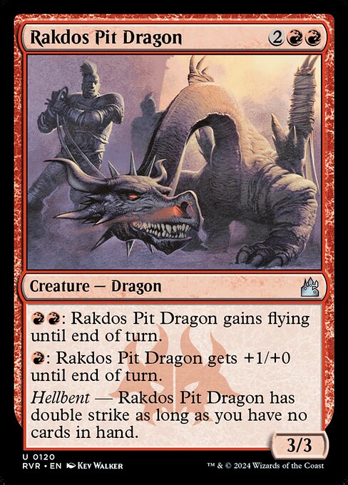 Rakdos Pit Dragon card art