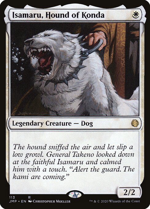 Isamaru, Hound of Konda card art