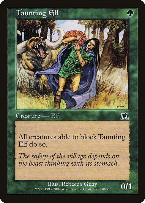 Taunting Elf card art