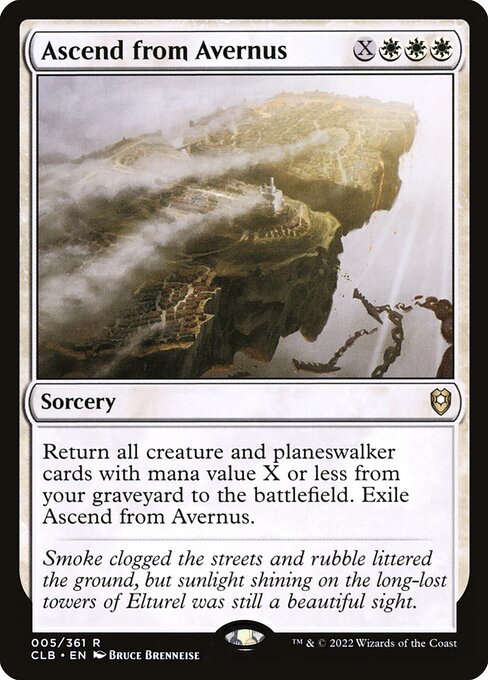 Ascend from Avernus card art