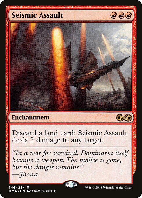 Seismic Assault card art