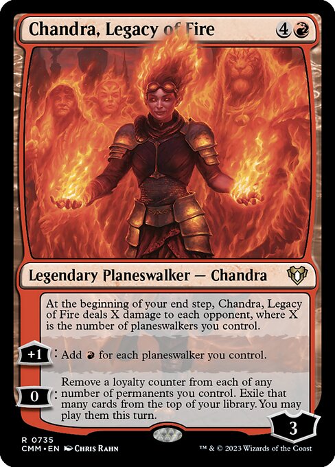 Chandra, Legacy of Fire card art