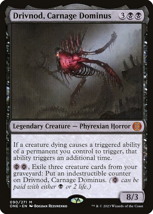 Drivnod, Carnage Dominus card art