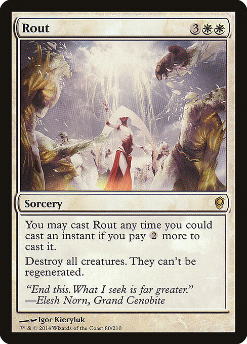 Rout card art