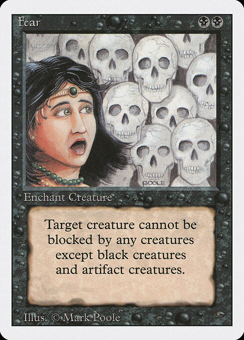 Fear card art