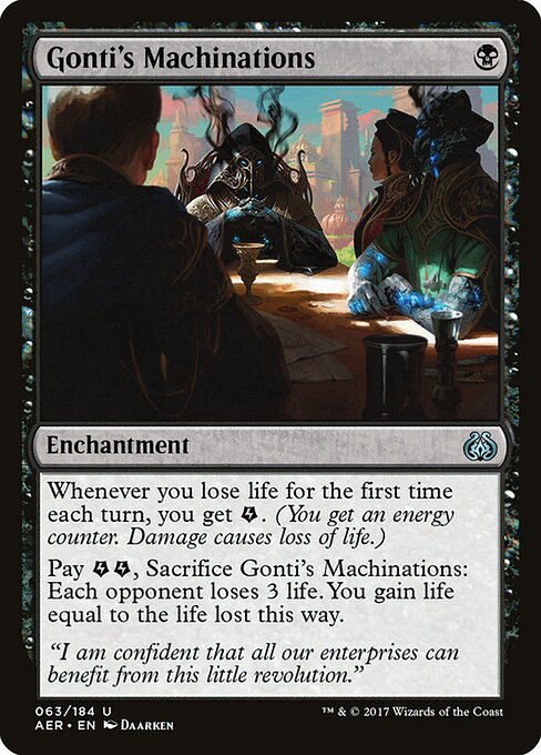 Gonti's Machinations card art