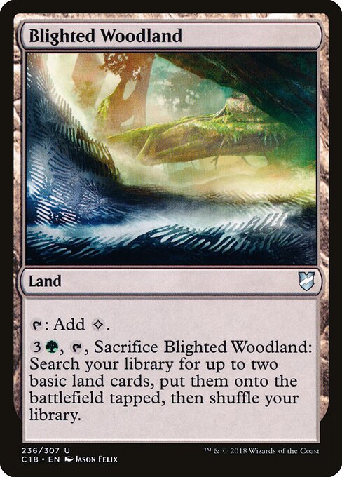 Blighted Woodland card art