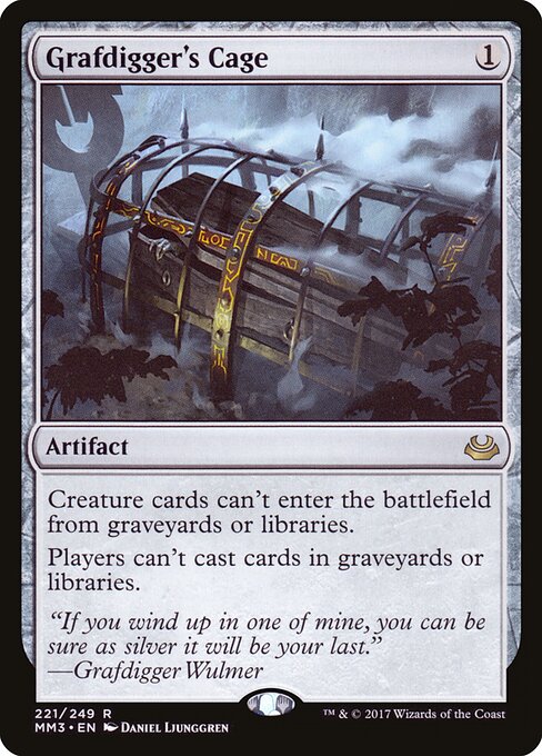 Grafdigger's Cage card art