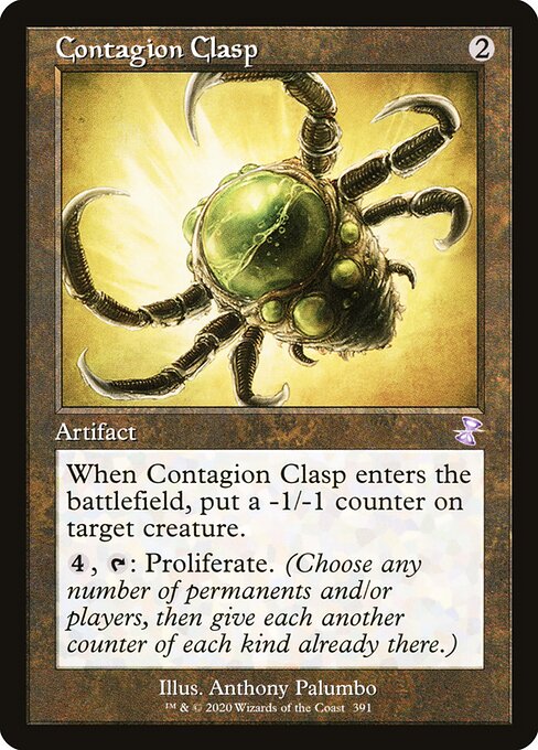 Contagion Clasp card art