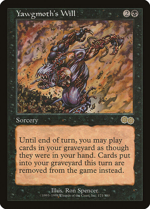 Yawgmoth's Will card art