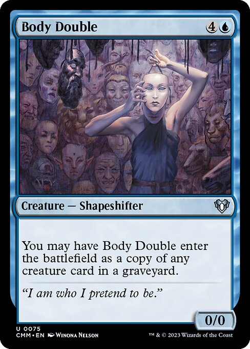 Body Double card art