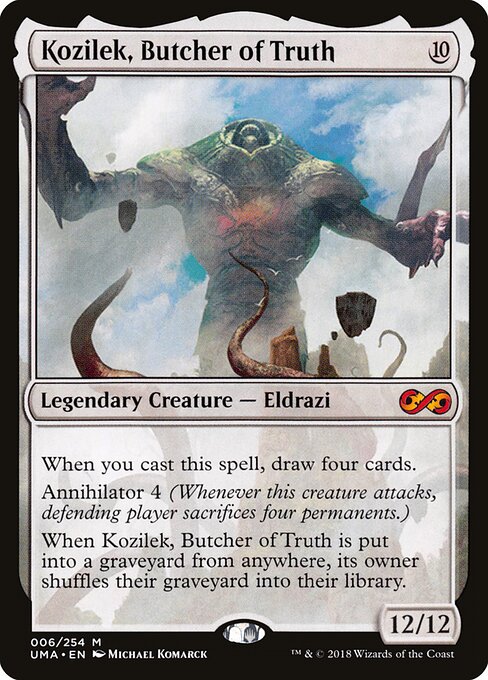 Kozilek, Butcher of Truth card art