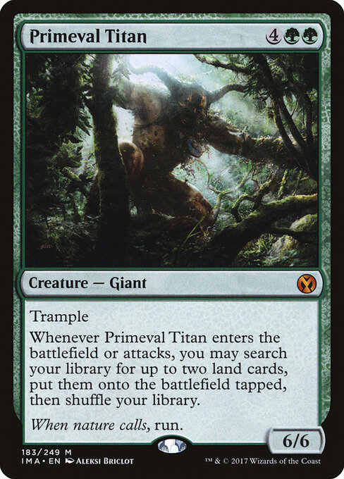 Primeval Titan card art
