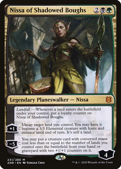 Nissa of Shadowed Boughs card art